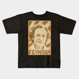 Richard Feynman Retro Kids T-Shirt